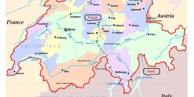सड़क के नक्शे, ल्यूसर्न, स्विट्जरलैंड
