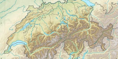 के मानचित्र स्विट्जरलैंड राहत
